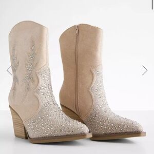 Rhinestone cowboy boots